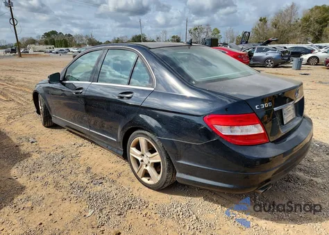 2011 Merz C z USA, uszkodzony, nr VIN WDDGF5EB3BA515906